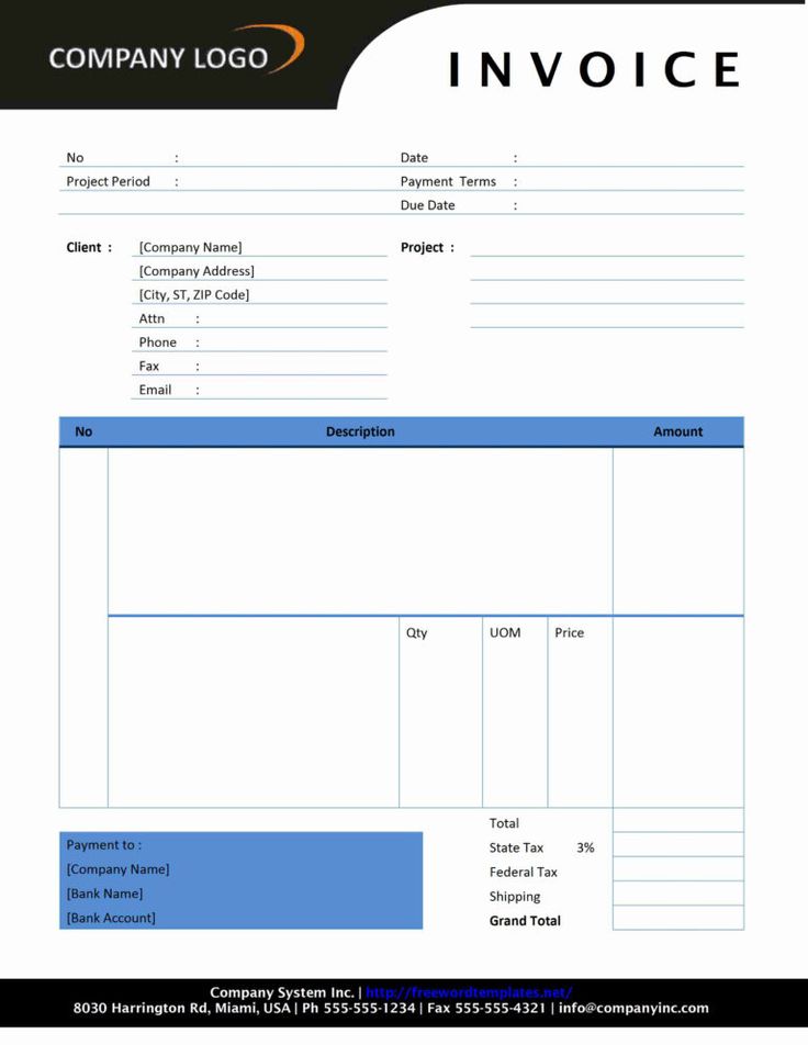 free invoice template for mac word